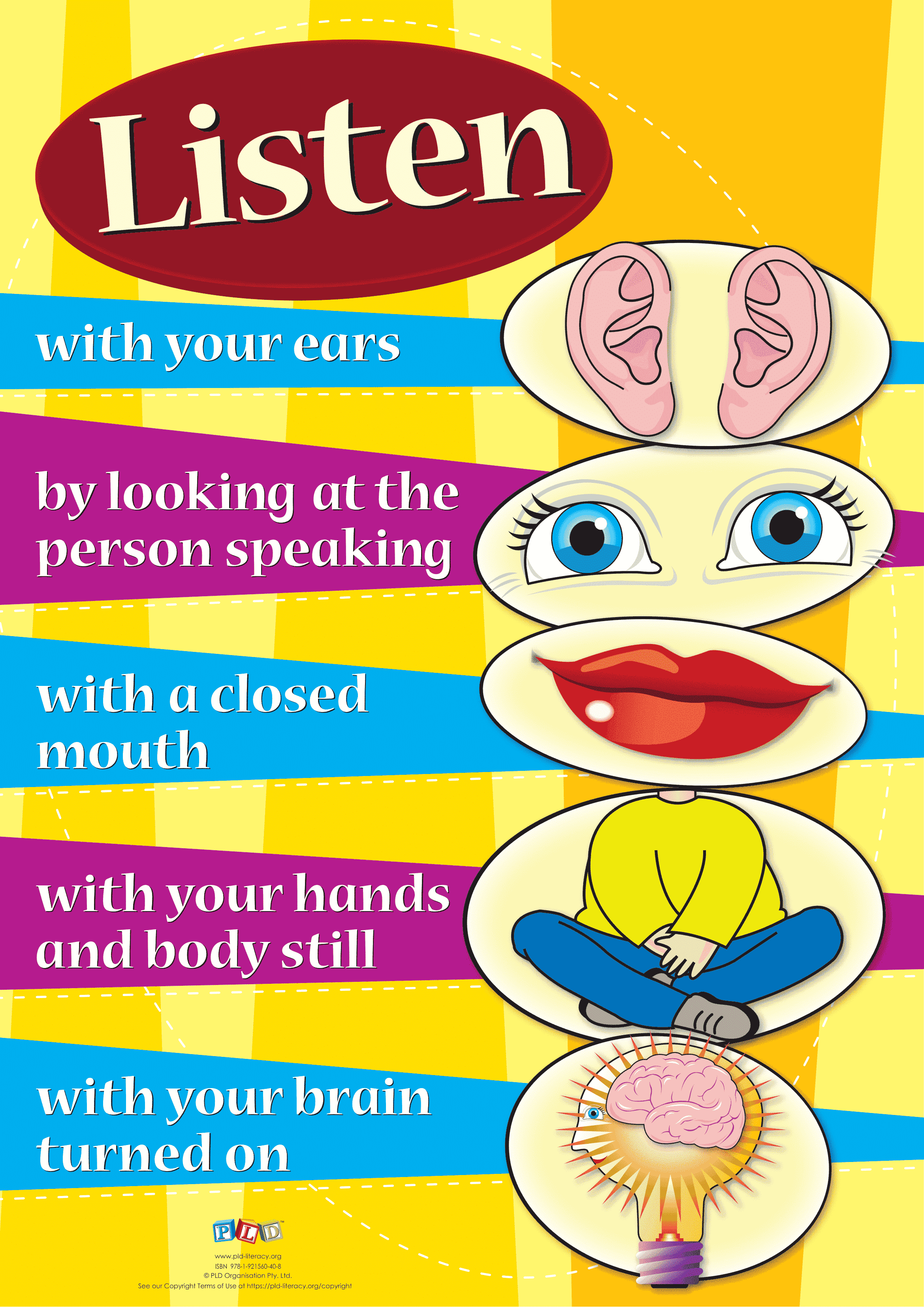 Listen A3 poster