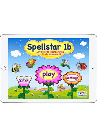 Spell Star 1b - sh, ch, th, oo, ee, ck words