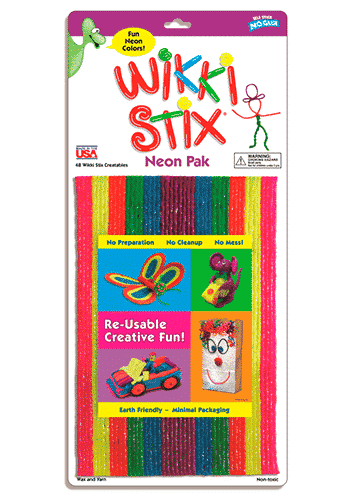 Wikki stix, neon pak