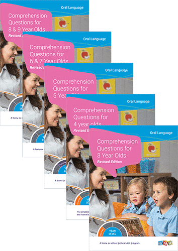Comprehension Questions for 3 to 9 Year Olds - Full Set
