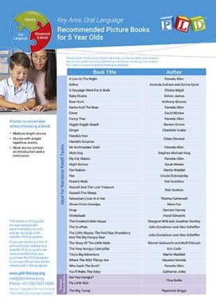 Recommended picture books to read to 5 year olds