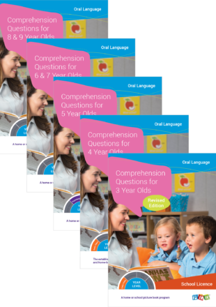 Comprehension Questions for 3 to 9 Year Olds – Full Set (Variable Subscription)