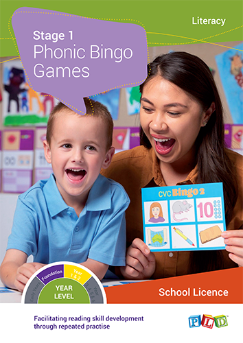 Phonic Bingo Games - Stage 1