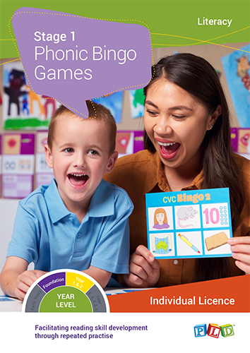 Phonic Bingo Games - Stage 1