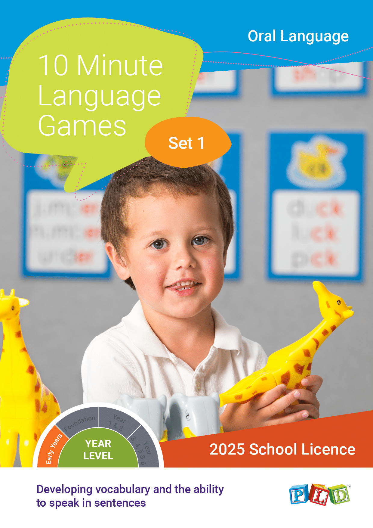 10 Minute Language Games – Set 1 - School Licence