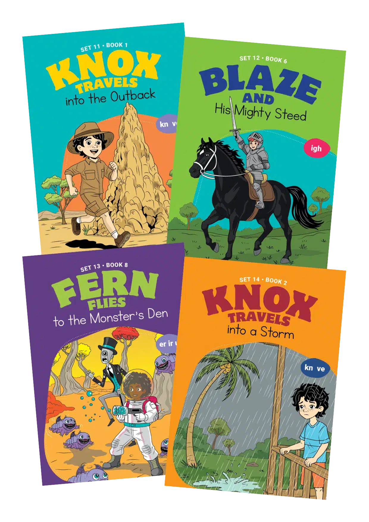 Year 2 Decodable Chapter Books Bundle (Set 11 to 14)